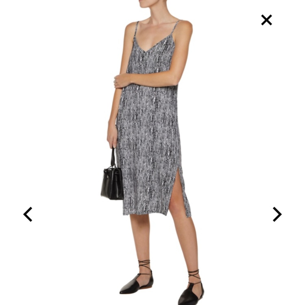 Printed voile dress